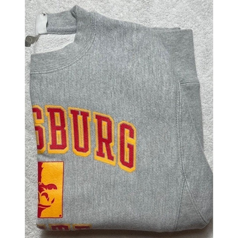 Champion Mens S Pitt State Gorillas Classic Crew Neck Sweatshirt Gray-1207 - Picture 5 of 8